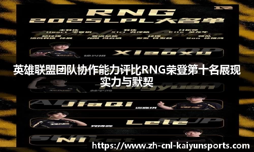 英雄联盟团队协作能力评比RNG荣登第十名展现实力与默契